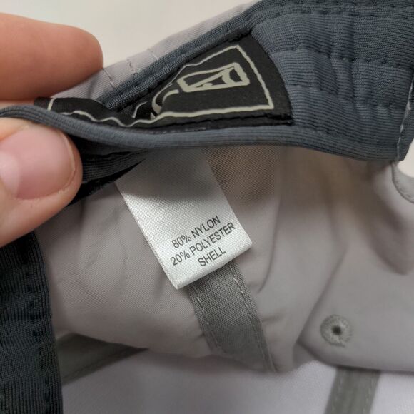 SWCO Men's Snapback Hat Gray Adjustable Embroidered Fishing Lure Logo Nylon - Picture 9 of 9